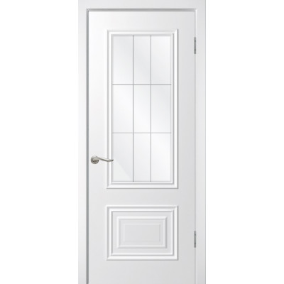 Межкомнатная дверь Гранд-1 белая эмаль ДО