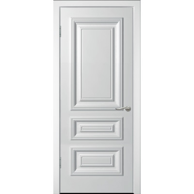 Межкомнатная дверь Дебют-3 белая эмаль ДГ