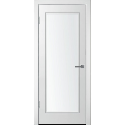 Межкомнатная дверь Нео-1 белая эмаль ДО