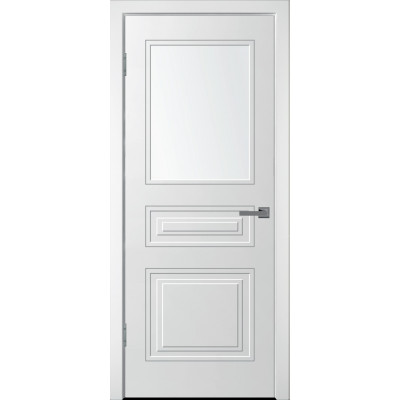 Межкомнатная дверь Нео-3 белая эмаль ДО