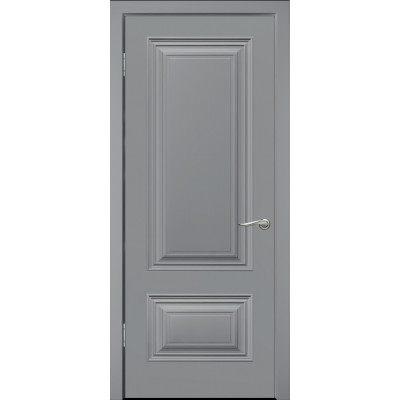 Межкомнатная дверь Симпл-2 серая эмаль ДГ