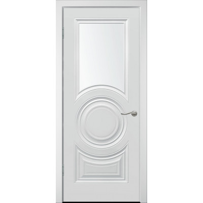 Межкомнатная дверь Симпл-4 белая эмаль ДО