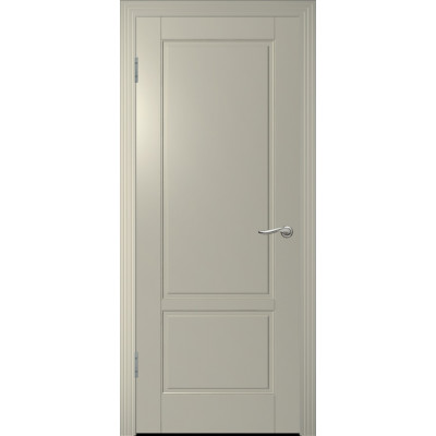 Межкомнатная дверь Скай-2 светло-серая эмаль ДГ