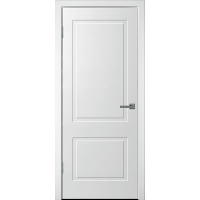 Межкомнатная дверь Стефани-2 белая эмаль ДГ
