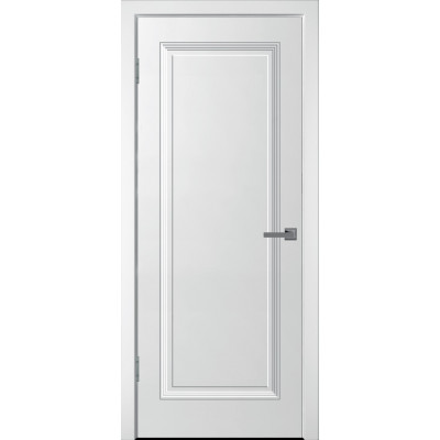 Межкомнатная дверь Уно-1 белая эмаль ДГ