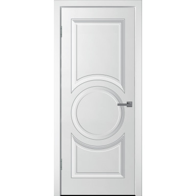 Межкомнатная дверь Уно-5 белая эмаль ДГ